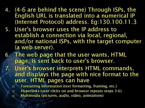 The Internet Overview An Introduction To