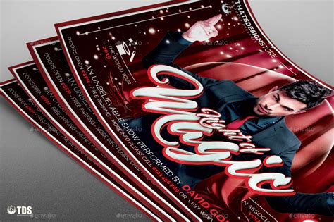 Magic Performer Flyer Template V3 By Lou606 Graphicriver