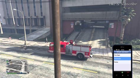 How To Spawn A Fire Truck In Gta 5 Ps4 Grand Theft Auto V Alby Andaka