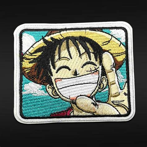 Monkey D Luffy One Piece Patches Japanese Anime Embroidered Iron On