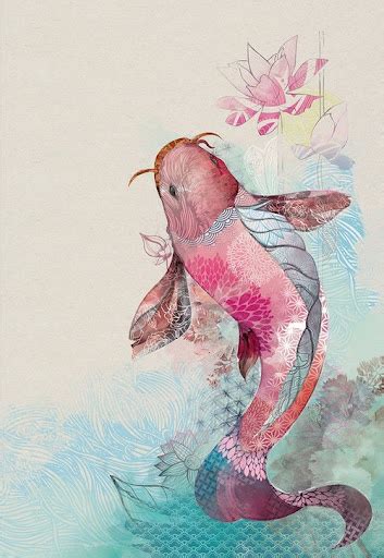 Pink Koi Fish Art And All That Jazz Pinterest