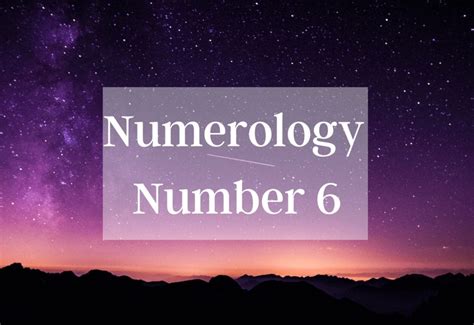 Numerology Number 6 The Dominant Number Of Creativity Or Extremes