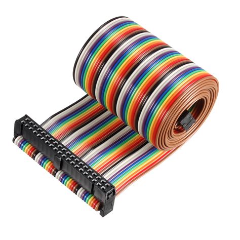 Idc Rainbow Wire Flat Ribbon Cable 40p A Type Fcfc Connector 254mm