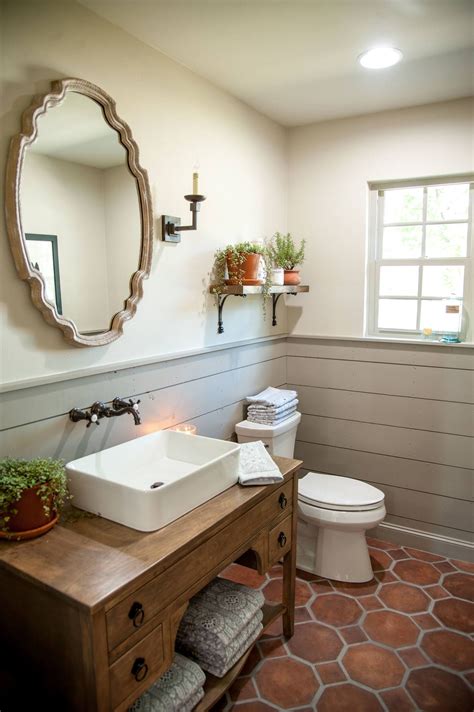 The terms beadboard and wainscoting are often used interchangeably so if you're familiar with at least one of them then you know what we're talking about. Season 4 Wrap Up | Modern farmhouse bathroom, Bathroom ...