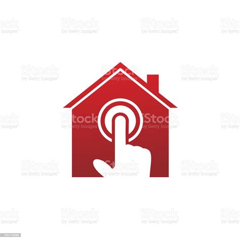 Click House Logo Template Design Stock Illustration Download Image