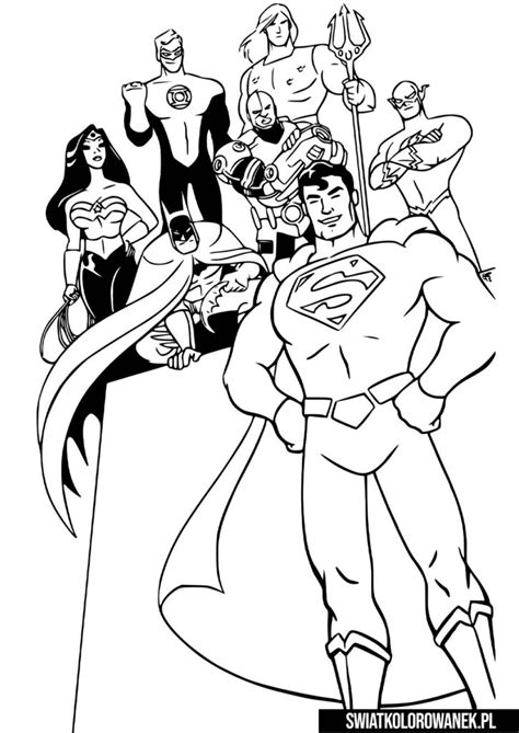 Superbohater Superman Kolorowanka Darmowe Kolorowanki Do Druku