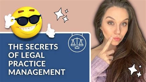 The Secrets Of Legal Practice Management Youtube