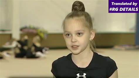 Ulyana Travkina Interview Russian Rhythmic Gymnast Ульяна Травкина