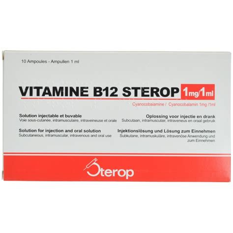 Vitamine B12 Sterop Ampoulen Scimiv En Oraal 10 X 1mg1 Ml