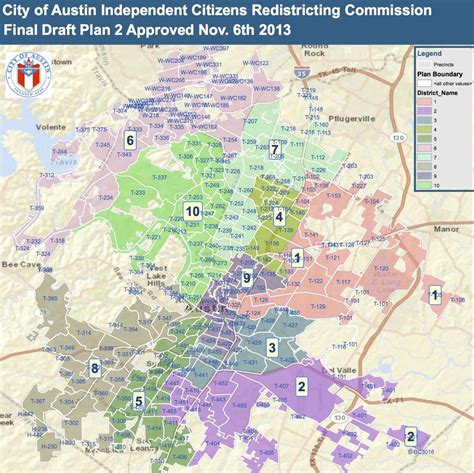 MAP: The Newest Changes to Austin's Proposed City Council Districts ...