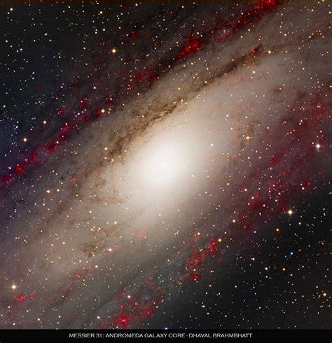 M31 Andromeda Galaxy Core Deep Field View Experienced Deep Sky