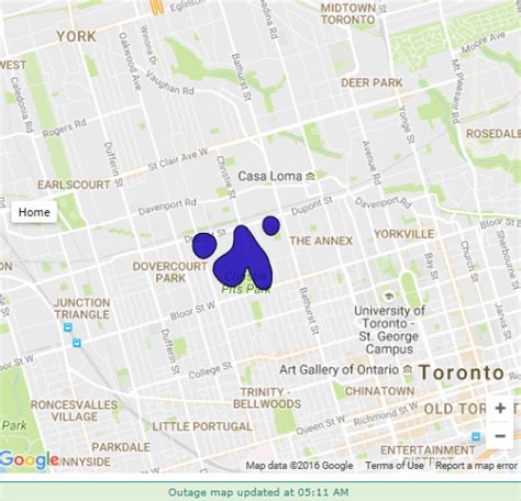 Information about power outages and planned service interruptions. Power restored in the Annex, subway service resumes - 680 NEWS