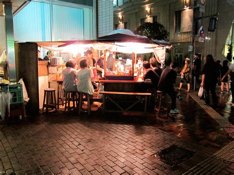 Journey Through Japan Of Course Diner In A Yatai Street Food Cart