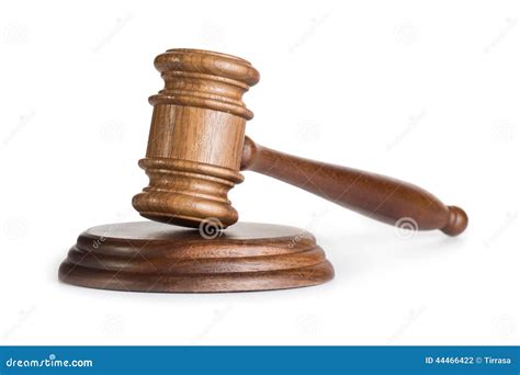 Judge Hammer Stock Photo Image Of Barrister Isolated 44466422