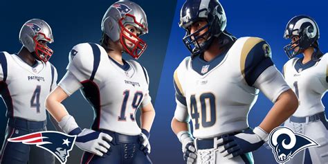 Fortnite Battle Royale Brings Back Nfl Uniforms For The Super Bowl