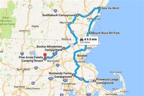 The Plan For The New England Tour Net Our Wander Years