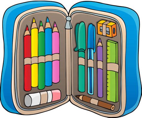 Royalty Free Clip Art Of Pencil Case Clip Art Vector Images