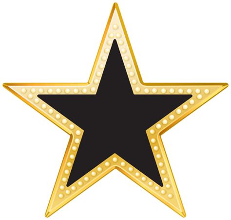 Black And Golden Star Png Image Purepng Free Transparent Cc0 Png