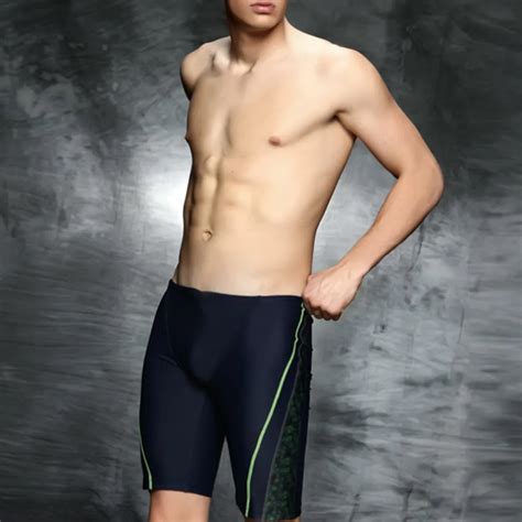 Plus Size Swimwear Men Swimming Trunks Sport Swimsuit Mens Swim Shorts Beach Man Wear Tight