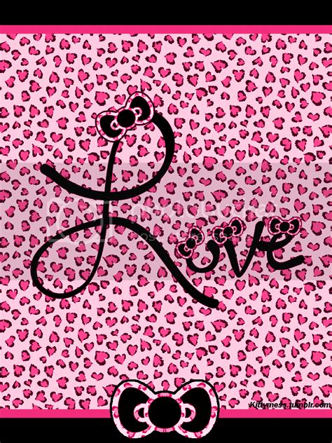 Kittymess Heart Leopard Wallpapers~