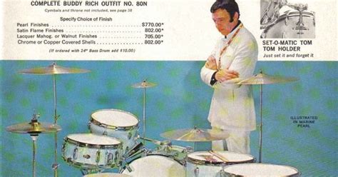 Slingerland Buddy Rich Set 1973 Catalog Drums And Drummers