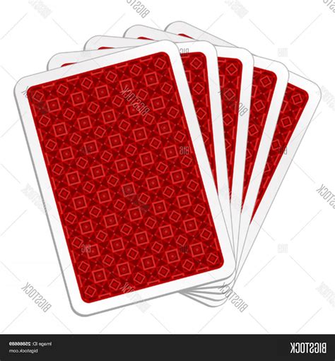 Playing Card Back Vector At Collection Of Playing