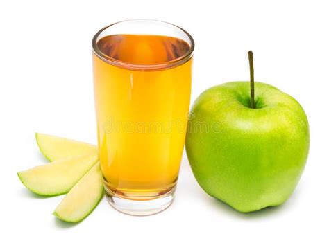 Apple Juice And Apple Slices Stock Photo Image Of Cold Ripe 215689550