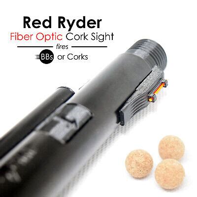 Daisy Red Ryder Carnival Cork Fiber Optic Sight Muzzle SHOOT CORKS
