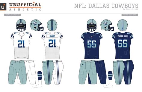 Unofficial Athletic Dallas Cowboys Rebrand
