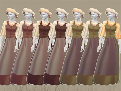 The Sims Resource Peasant Dress