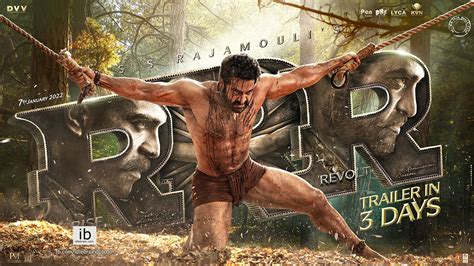 Rrr Movie Poster Jr Ntr As Bheem Ready To Wrestle At The Box Office