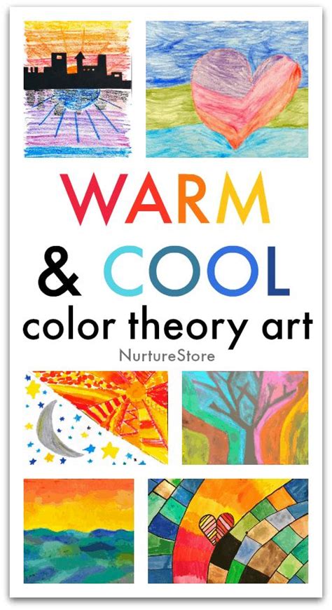 Warm And Cool Color Theory Art Lesson For Kids Nurturestore Color