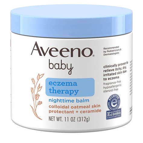 Aveeno Baby Eczema Therapy Nighttime Balm 11 Oz The Online Drugstore