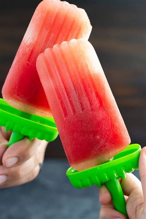 This Fresh Watermelon Popsicle Recipe Has No Added Sugar And It Only
