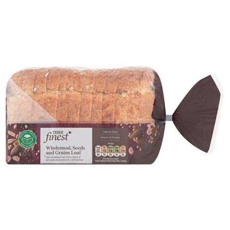 Tesco Finest Wholemeal Seeds And Grains Bread 400g Tesco Groceries