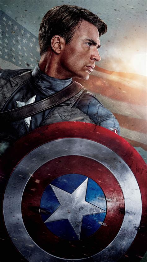 Captain America The First Avenger 2011 Phone Wallpaper Moviemania