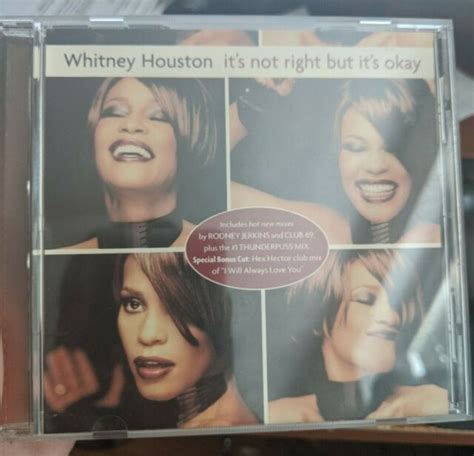Its Not Right But Its Okay Us Cd Single Single By Whitney