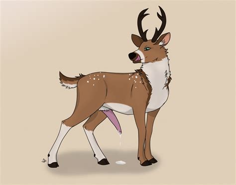 Rule 34 2017 Animal Genitalia Animal Penis Brown Fur Cervine Cum Deer