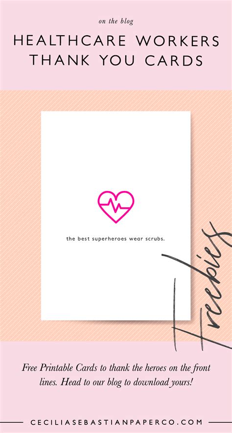 I am starting with my cut file for treat bag toppers and gift tags, however, you will find so many more ideas below. Freebie - Printable Healthcare Workers Thank You Cards in ...