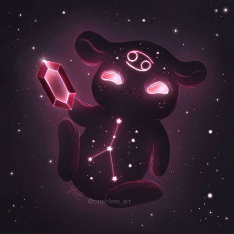 I Draw 12 Cute Glowing Monsters As Zodiac Signs Zodiac Art Anime