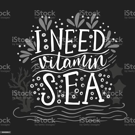 I Need Vitamin Sea Stock Illustration Download Image Now Animal