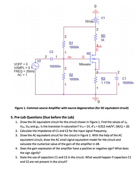 Solved Draw The Dc Equivalent Circuit For The Circuit Shown