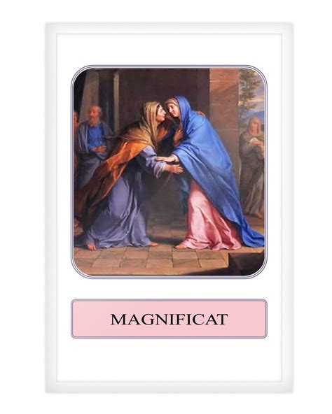 Prayer Card The Magnificat Catholic T Religious Prayer Religious
