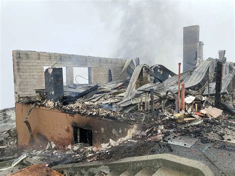 Fire Investigators Arrive To Examine Remains Of Hurricane Ridge Lodge