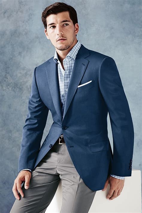 Check out our amazing deals across clothing, shoes & accessories. amazing suit… | Blue blazer men, Mens outfits, Sport coat ...