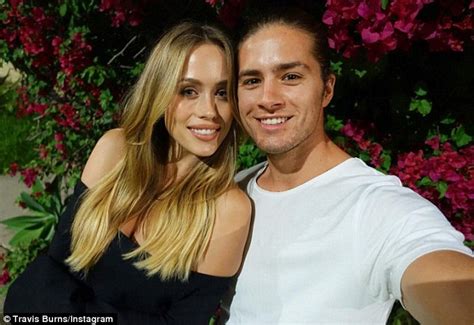 Travis Burns And Emma Lane Announce Their Engagement Daily Mail Online