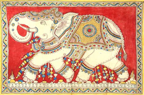 Decorated Elephant Exotic India Art