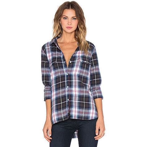 Sundry Flannel Button Up Tops 114 Liked On Polyvore Featuring Tops Fashion Tops Button