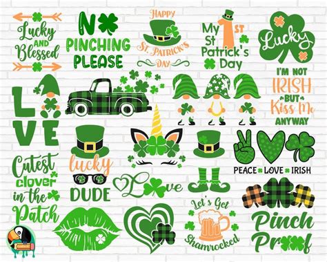 St Patrick S Day Svg Bundle Lucky Svg Irish Svg St Patrick S Day Quotes Shamrock Svg Clover