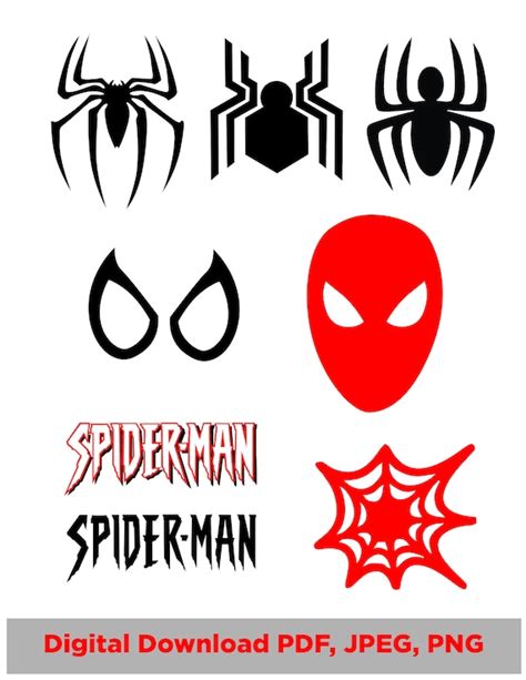 Spiderman Logo Spiderman SVG Bundle Vector Designs Cricut - Etsy